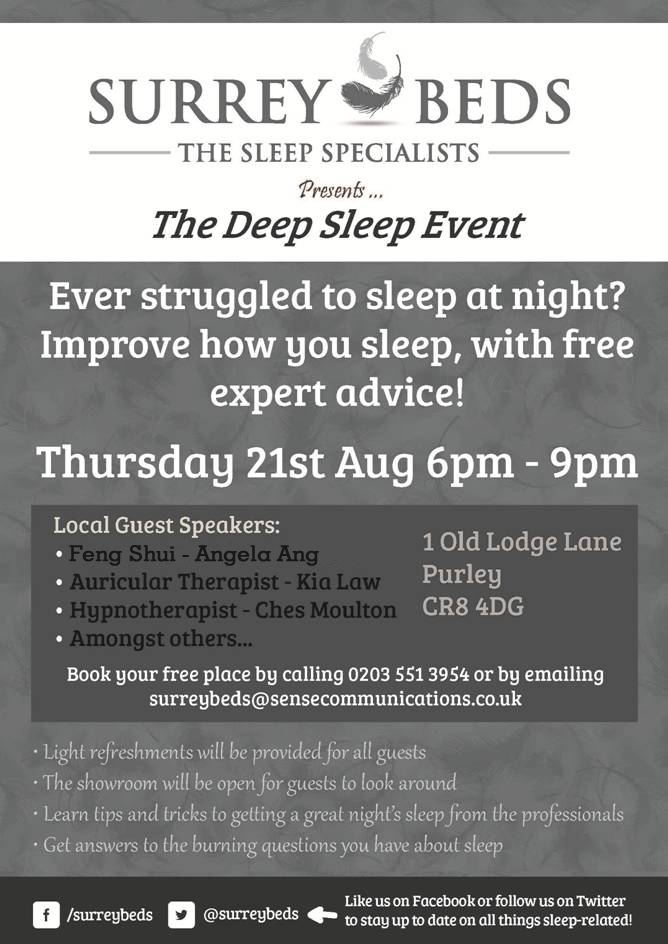 Surrey Beds Sleep Seminar