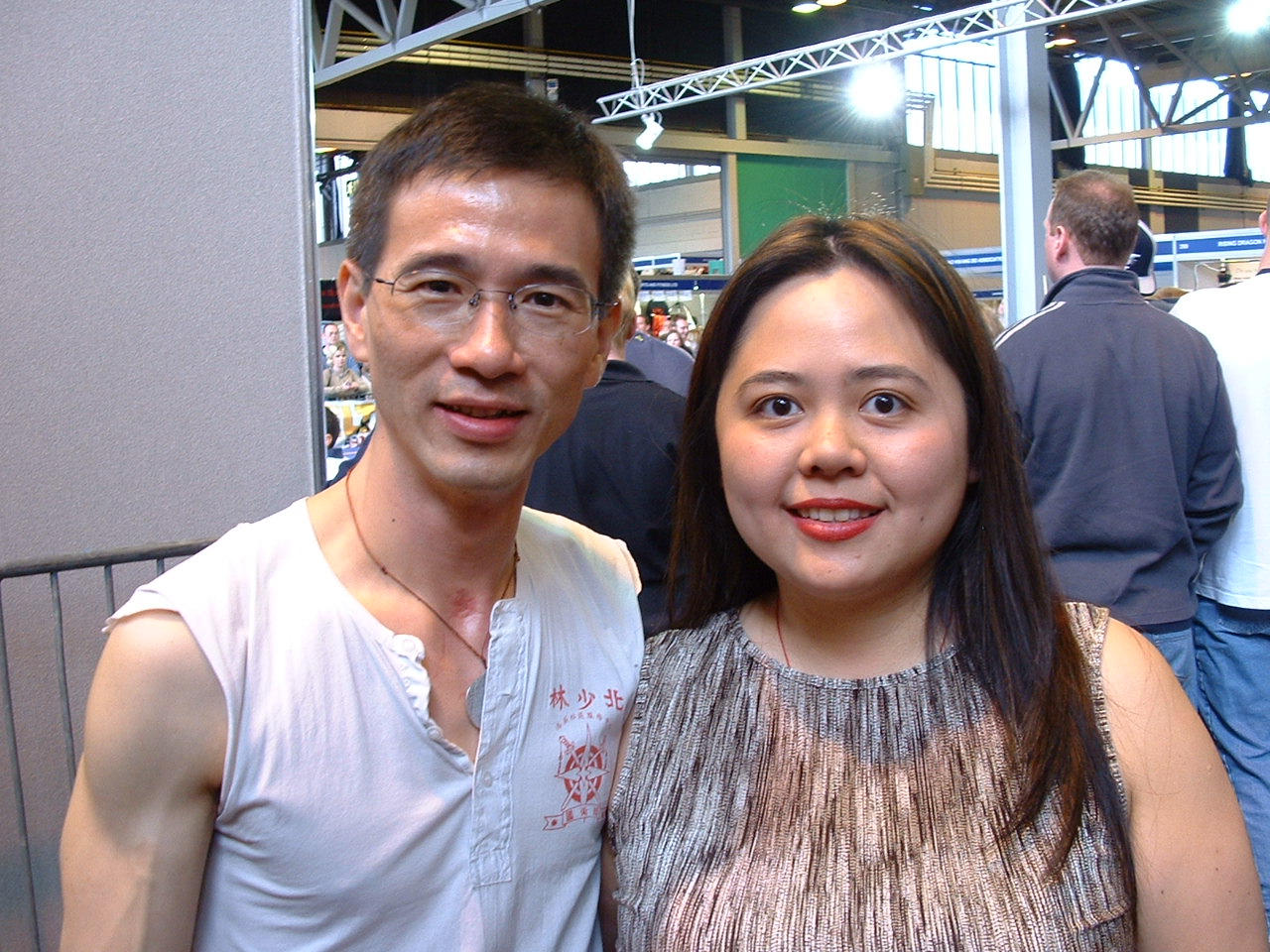 Sifu Wan and Angela.