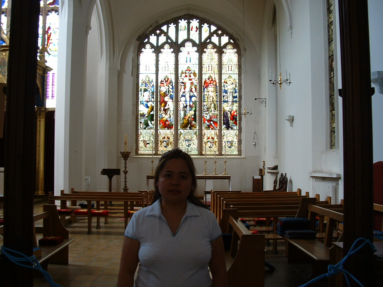 Angela in St. James' Episcopal Church, Aberdeen