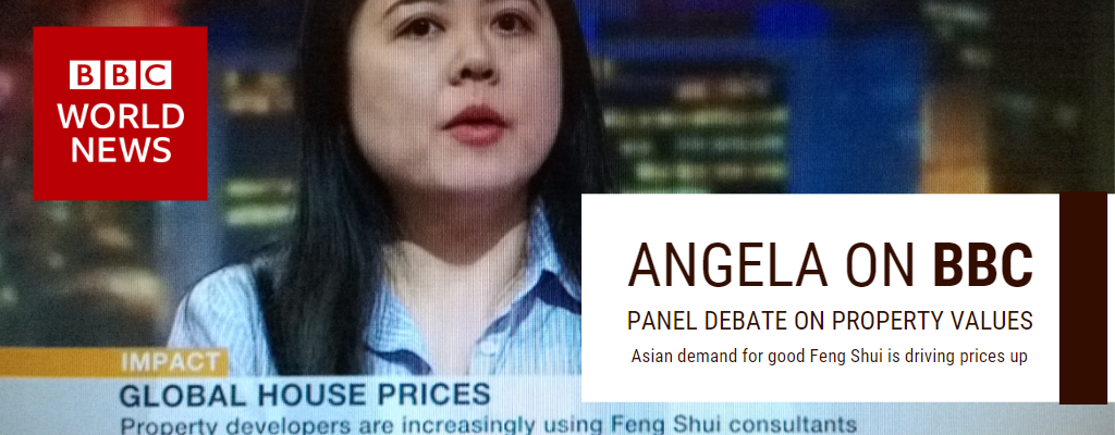 Master Angela Ang appears on BBC World News' Feng Shui and House Prices panel debate