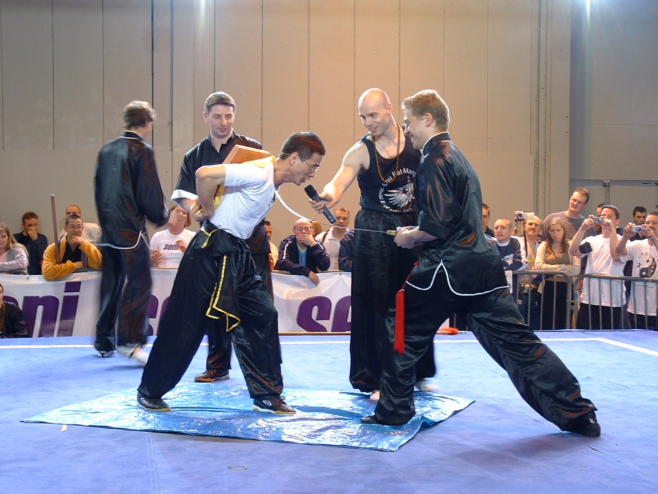 Iron throat qigong demo