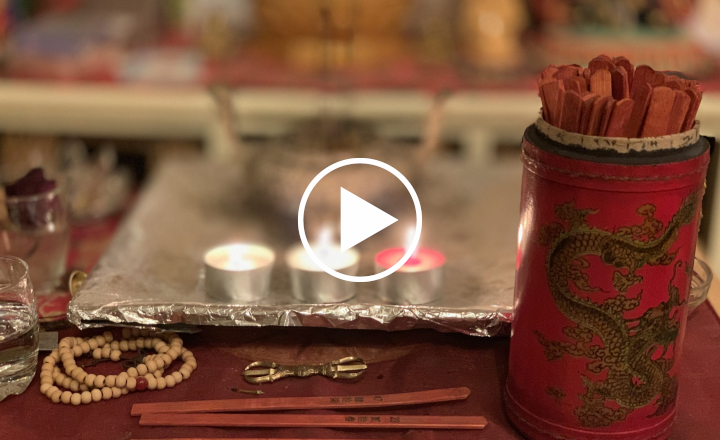 Qiuqian fortune sticks video