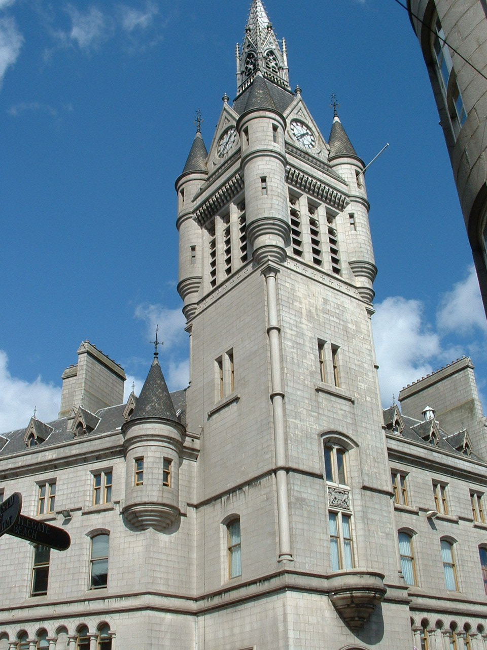 Beautiful architecture of Aberdeen, Scotland