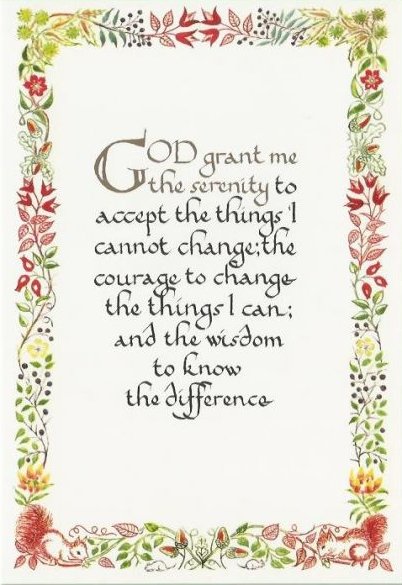The Serenity Prayer